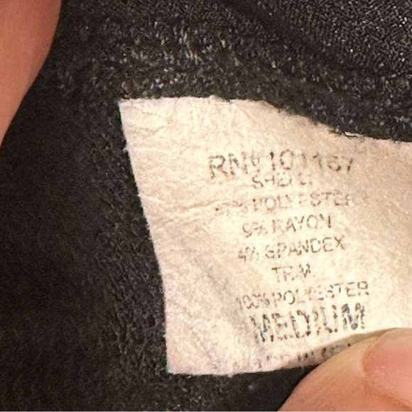 Pebble & Stone Cardigan Sweater Long Sleeve Open Front Rayon Blend Black Medium - Picture 12 of 12